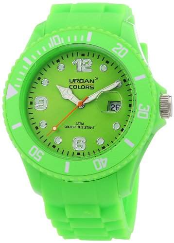 Urban Colors Unisex-Armbanduhr Classic Analog Silikon 36029017