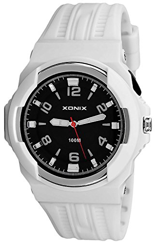 Analoge Herren XONIX Armbanduhr mit grossem Ziffernblatt WR100m XAWQ 1