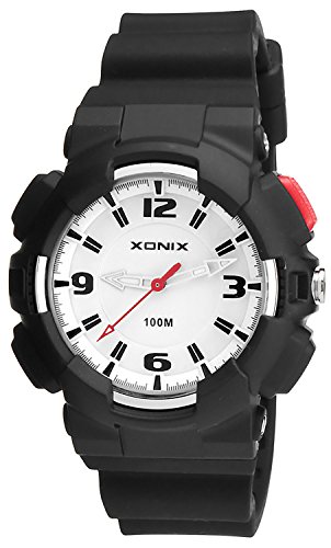 Analoge XONIX Armbanduhr fuer Damen und Kinder Licht WR100m nickelfrei XAAO 5