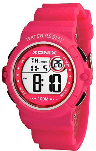 Armbanduhr XONIX wasserdicht bis 100m Timer Stoppuhr Alarm fuer Damen und Teenager XDK11T 5