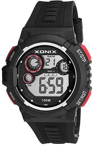 Grosse digitale Xonix Unisex Armbanduhr WR100m Alarm Stoppuhr Timer XDV05X 4