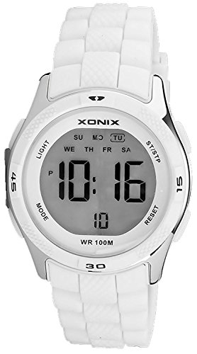 Digitale XONIX Armbanduhr fuer Damen und Kinder WR100m nickelfrei VH 6