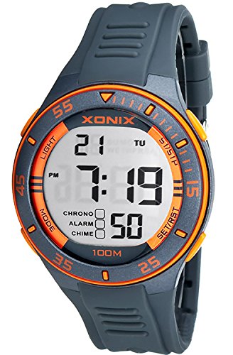 Grosse laessige XONIX Armbanduhr fuer Herren wasserdicht bis 100m Timer Licht Alarm Stoppuhr XDZ04 2