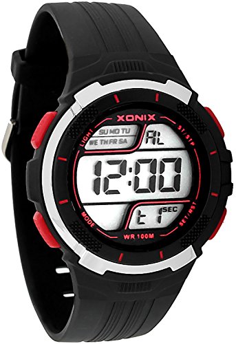 Sportliche Herren Teenager XONIX Armbanduhr Timer Alarm Stoppuhr Datum WR100m SG 1
