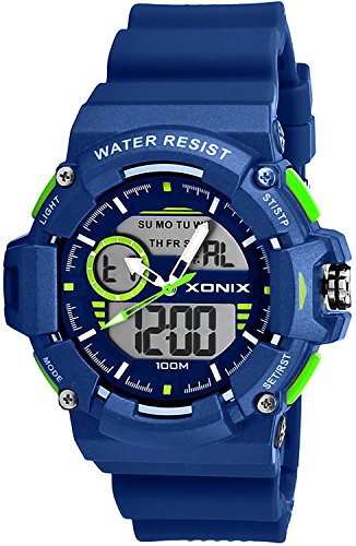 Sportliche Herren XONIX Armbanduhr mit vielen Funktionen WR100m XMX87M 5