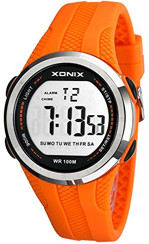 Sportliche unisex Multifunktions Armbanduhr XONIX WR100m Timer Alarm Stoppuhr XFGD1L 6