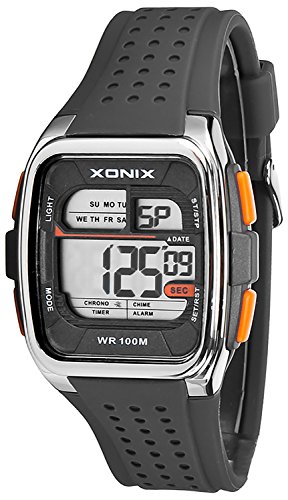 Eckige Sportliche XONIX Armbanduhr fuer Herren und Teenager wasserdicht 100m Alarm Timer Stoppuhr XDY83J 2
