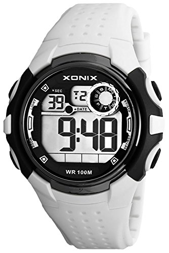 Sportliche XONIX Armbanduhr Herren wasserfest bis 100m mit Alarm Timer Stoppuhr XDB31N 3