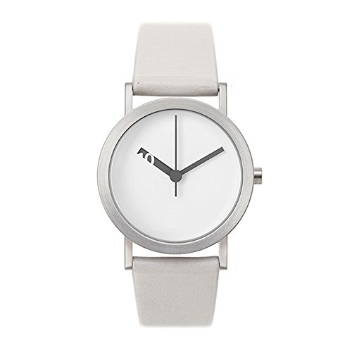 Normal Timepieces Extra Normal Weisse Leder Frau Uhren