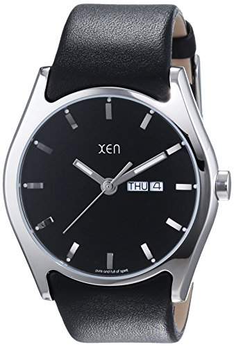 Xen Herren-Armbanduhr XL Analog Quarz Leder XQ0238