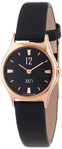Xen Damen-Armbanduhr XS Analog Quarz Leder XQ0255