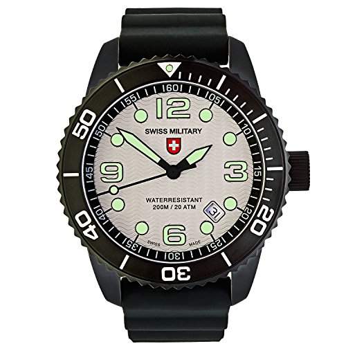 CX Swiss Military Watch Marlin Scuba Nero 2705