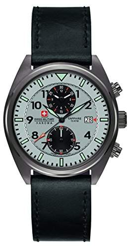 Swiss Military Herren-Armbanduhr AIRBOURNE Chronograph Quarz Leder 6-422730009