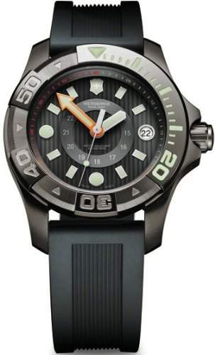 Swiss Army Dive Master 500 Herren 38mm Schwarz Kautschuk Armband Uhr V241555