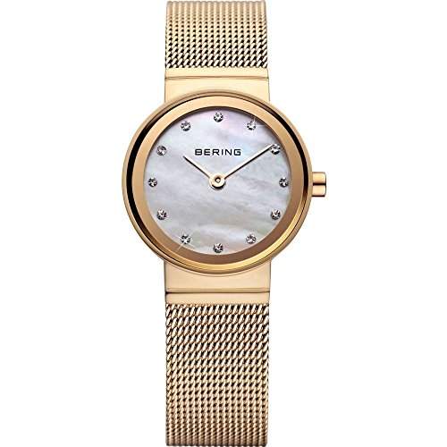 Bering Time Damen-Armbanduhr XS Classic Analog Quarz Edelstahl 10122-334