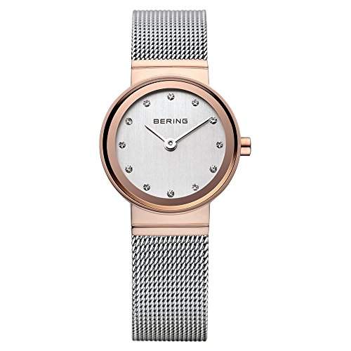 Bering Time Damen-Armbanduhr XS Analog Quarz Edelstahl 10126-066