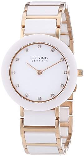 Bering Time Damen-Armbanduhr XS Analog Quarz verschiedene Materialien 11429-766