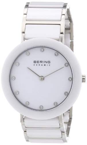 BERING Time Damen-Armbanduhr Slim Ceramic Analog Quarz 11435-754
