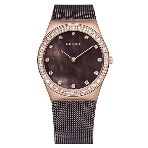 Bering Time Damen-Armbanduhr XS Analog Quarz Edelstahl 12430-262