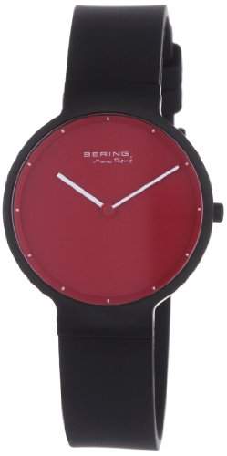 BERING Time Damen-Armbanduhr Max René UltraSlim Analog Quarz Kunststoffband 12631-823