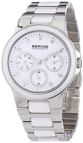 Bering Time Damen-Armbanduhr XS Ceramic Analog Quarz verschiedene Materialien 32237-754