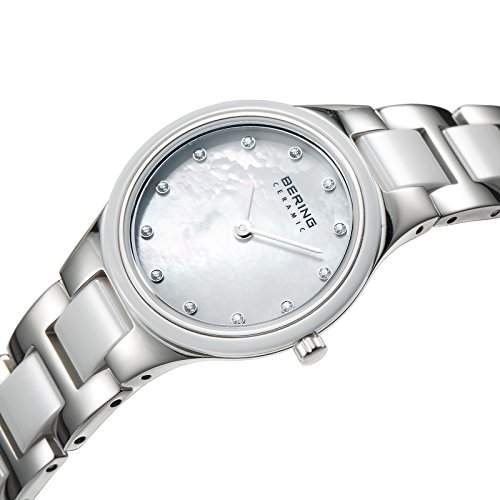 Bering Time Damen-Armbanduhr XS Ceramic Analog Quarz verschiedene Materialien 32327-701