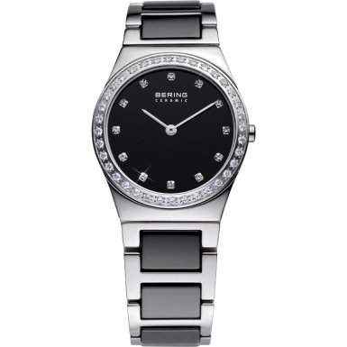 Bering Time Damen-Armbanduhr XS Analog Quarz verschiedene Materialien 32430-742