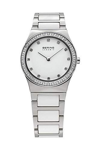 Bering Time Damen-Armbanduhr XS Ceramic Analog Quarz verschiedene Materialien 32430-754
