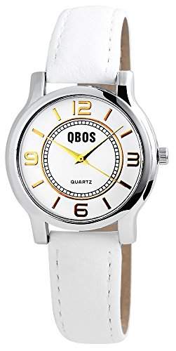 QBOS Damen-Armbanduhr Analog Quarz verschiedene Materialien RP3072200001