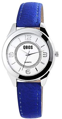 QBOS Damen-Armbanduhr Analog Quarz verschiedene Materialien RP3072220001