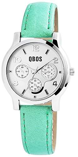 QBOS Damen-Armbanduhr Analog Quarz verschiedene Materialien RP3092600001