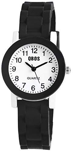 QBOS Unisex-Armbanduhr Analog Quarz Kautschuk RP4828210003