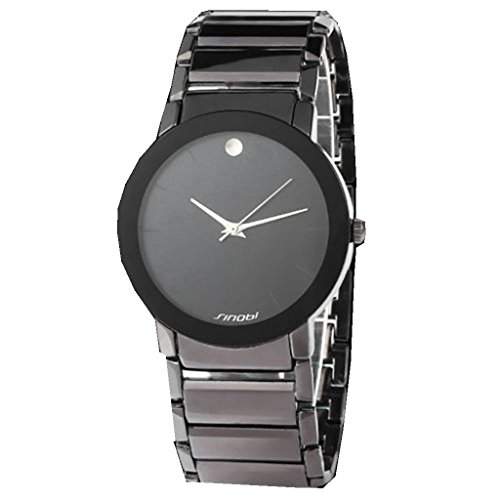 Soleasy neue Mode Herren Analog Edelstahl Quarz Wrist Watch WTH8288