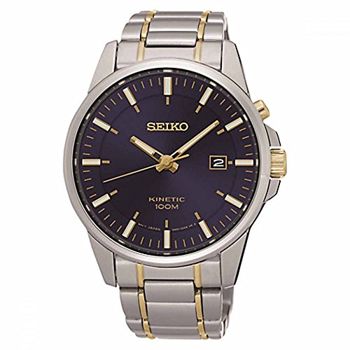 Seiko Kinetic Gents Two Tone Bracelet Watch