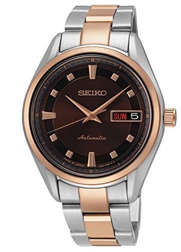 Seiko Herren-Armbanduhr Analog Automatik Edelstahl beschichtet SRP890J1