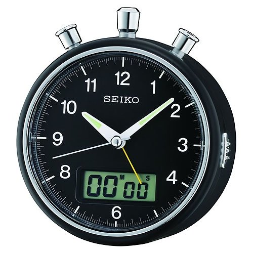 Uhr Seiko Despertador Qhe114k 0 Schwarz