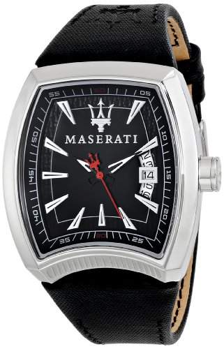 Maserati Herren-Armbanduhr XL Analog Quarz Leder R8851105007