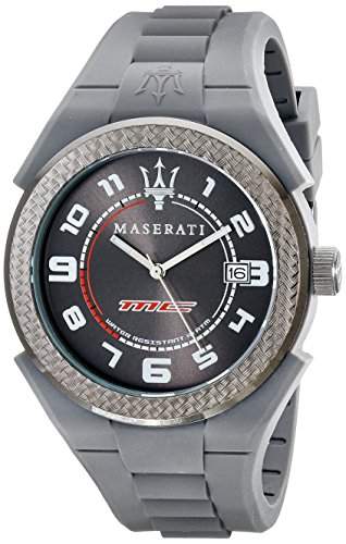 Maserati Herren-Armbanduhr XL Analog Quarz Silikon R8851115004