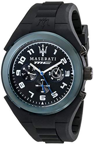 Maserati Herren-Armbanduhr XL Chronograph Quarz Silikon R8851115007