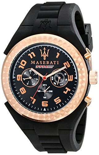 Maserati Herren-Armbanduhr XL Chronograph Quarz Silikon R8851115008