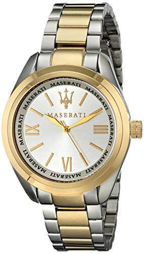 Maserati Damen-Armbanduhr Analog Quarz Edelstahl R8853112504