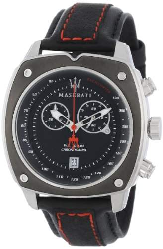 Maserati Herren-Armbanduhr XL Chronograph Quarz Leder R8871606001