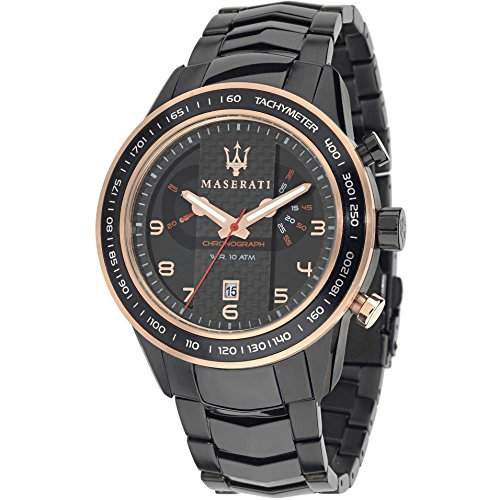 Maserati Herren-Armbanduhr XL Chronograph Quarz Edelstahl R8873610002