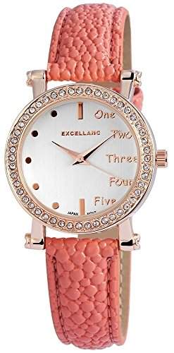 Modische Damenuhr Silber Rosa Gold Analog Metall Leder Strass Armbanduhr Quarz Uhr