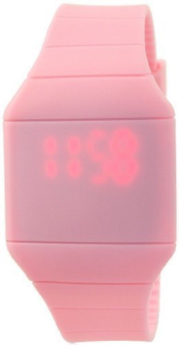 Bellos Rosa Digital Touch LED Armbanduhr Unisex Quarz