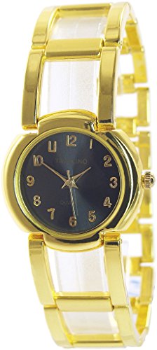 Grau Gold Analog Metall Armbanduhr Quarz Uhr