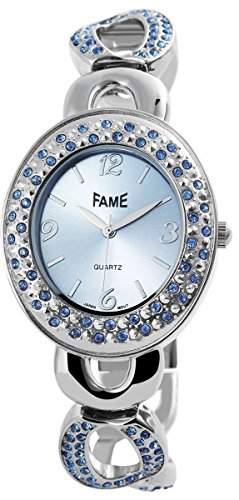 Fame Damenuhr mit Metallarmband Armbanduhr Uhr 100423500232