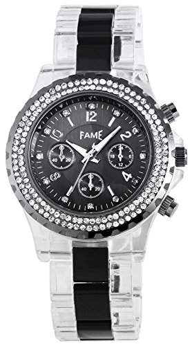 Fame Damen-Armbanduhr Analog Quarz verschiedene Materialien 100481000012
