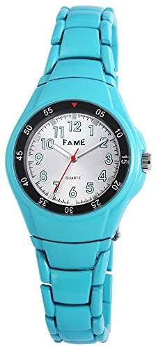 Fame Damen-Armbanduhr Analog Quarz verschiedene Materialien 100493500006