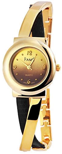 Fame mit Metallarmband Armbanduhr Uhr Gelb 100404100070